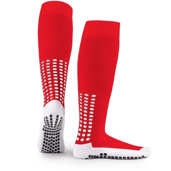 LUX Other - NWT - LUX Anti Slip Soccer Socks (Knee) - RED Size US 6-11.5